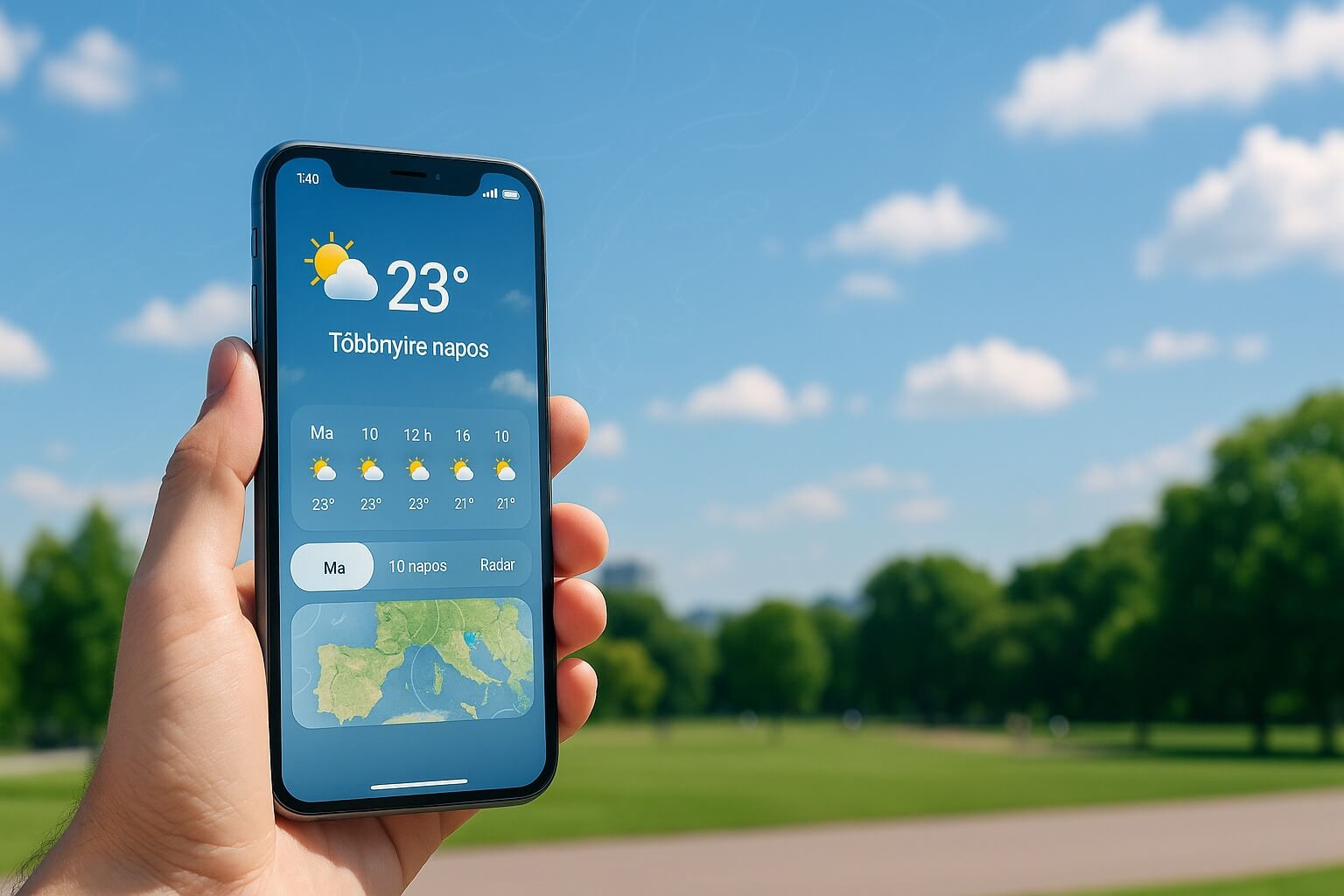 Itt a MeteoNavigator: percrekész időjárás 7 országban – nézd meg, mikor érkezik a csapadék!